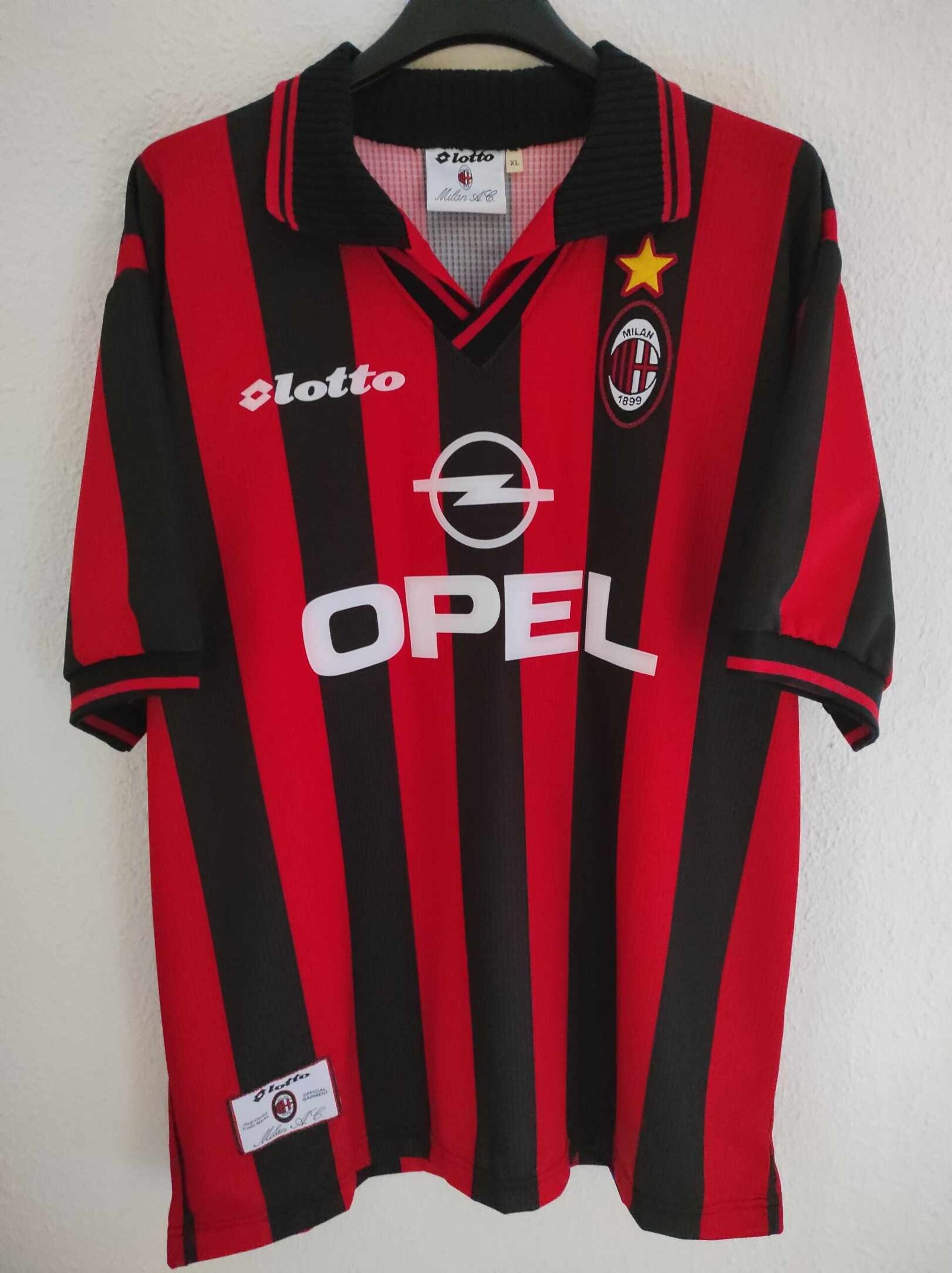 AC MILAN 1997-1998 Andersson 11 XL - 2