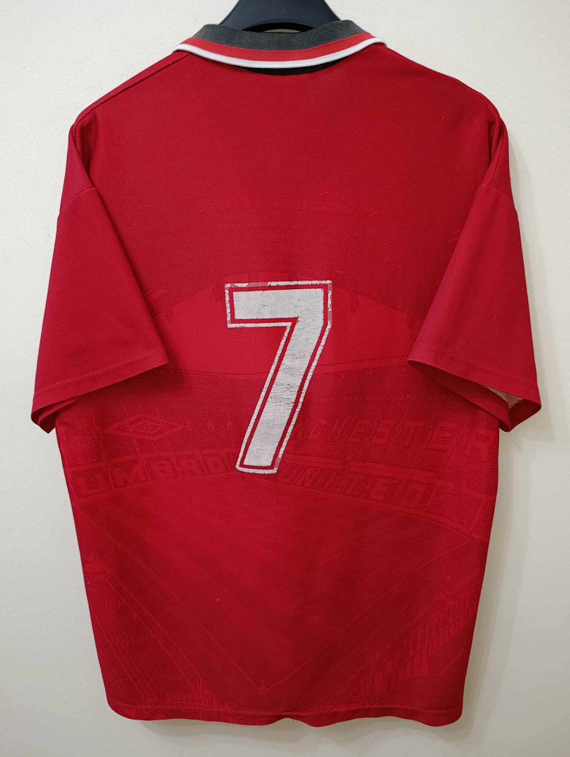 MANCHESTER UNITED 1994-1996 number 7 M - 7