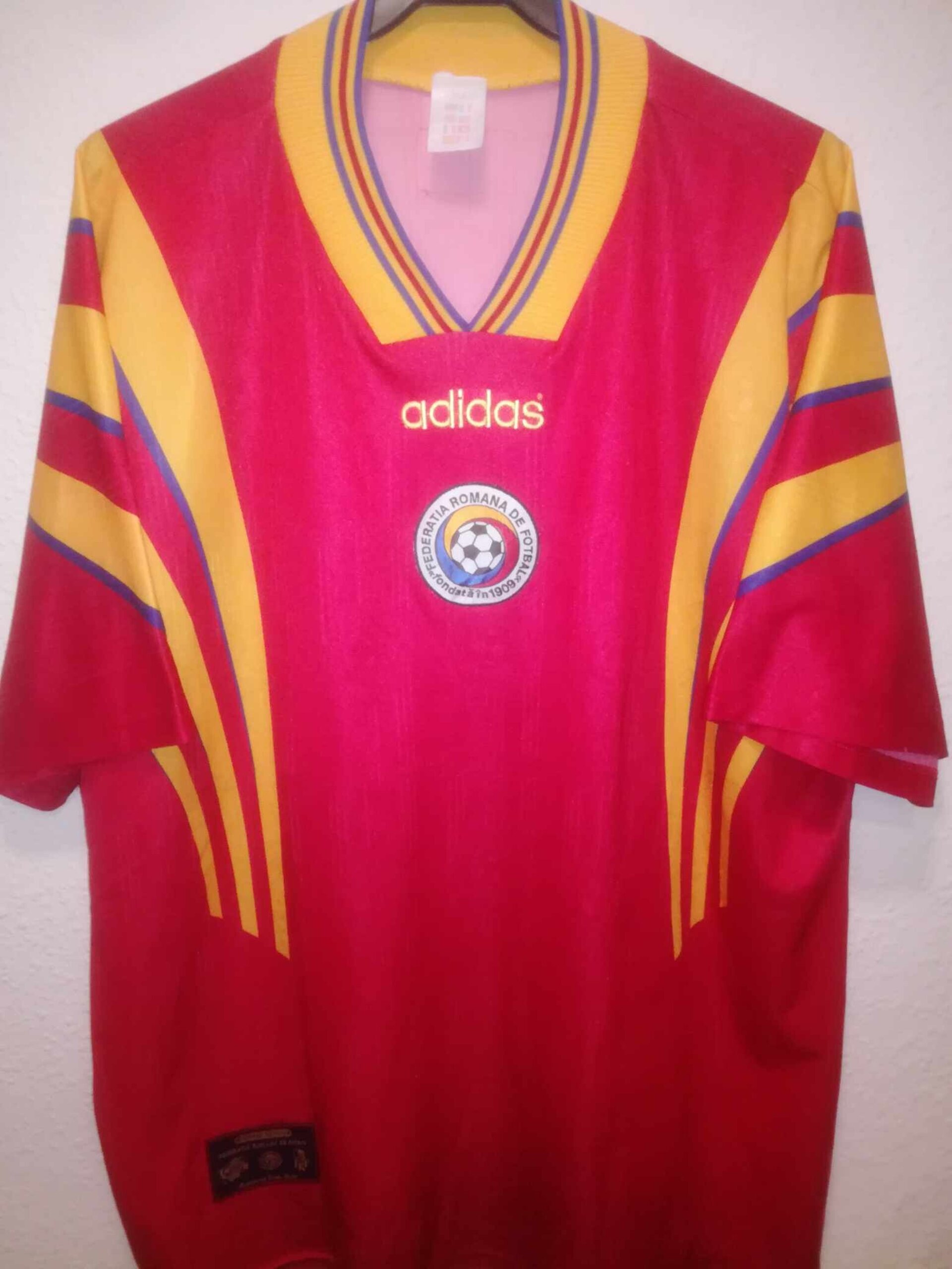 ROMANIA 1996 EURO away XXL - 1