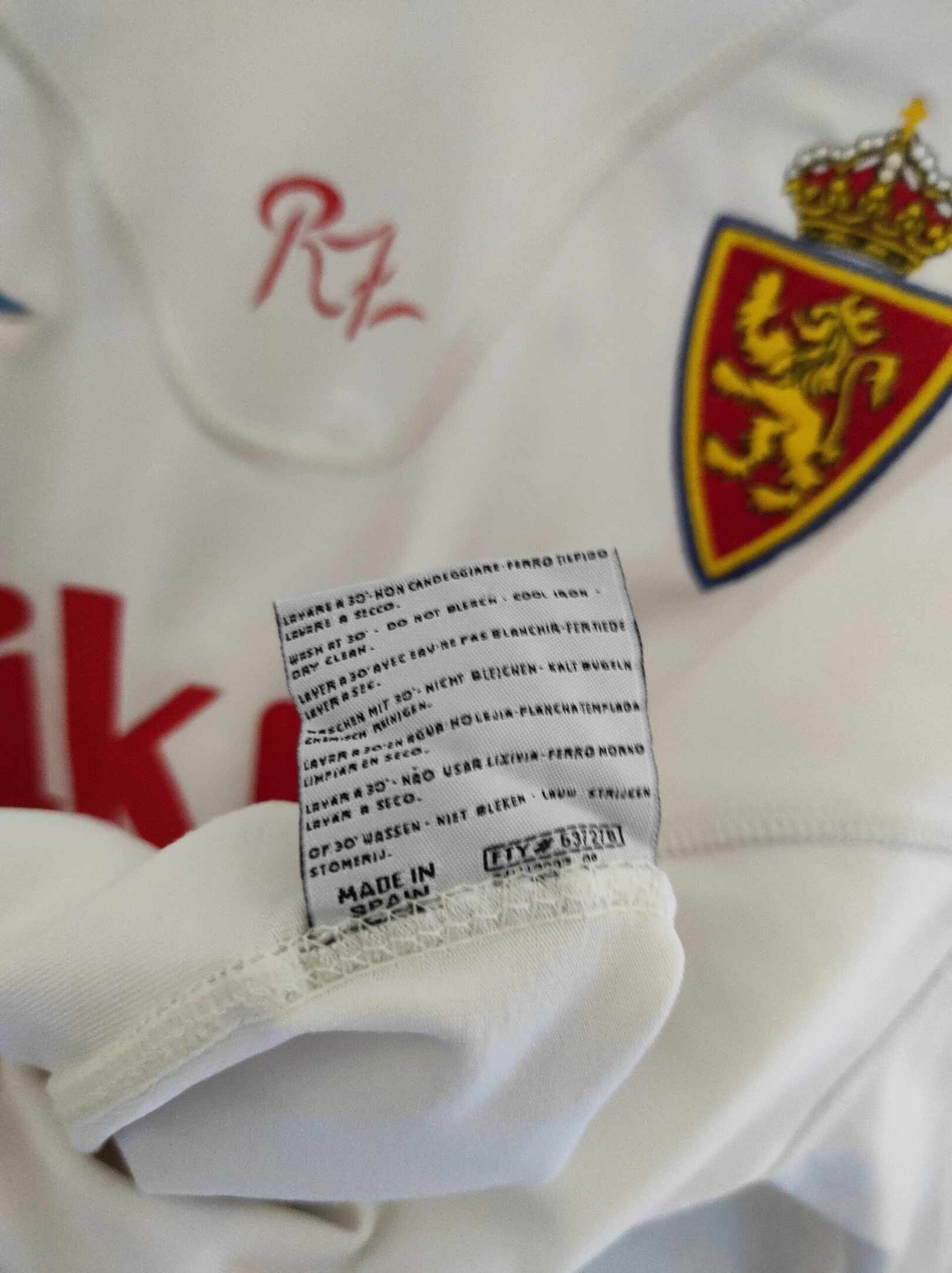 REAL ZARAGOZA 2001-2002 number 18 XL - 4