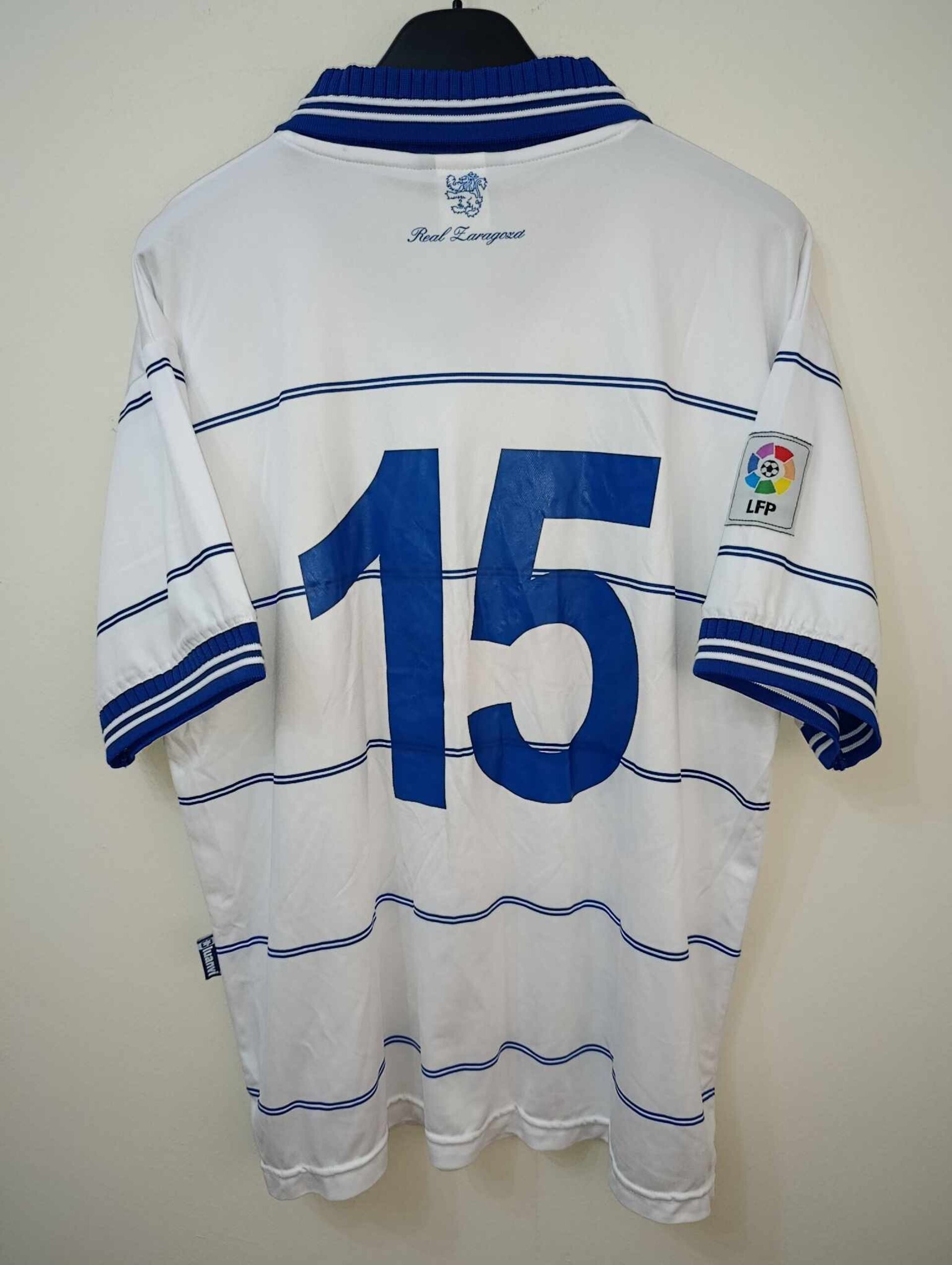 REAL ZARAGOZA 1999-2000 number 15 L - 7