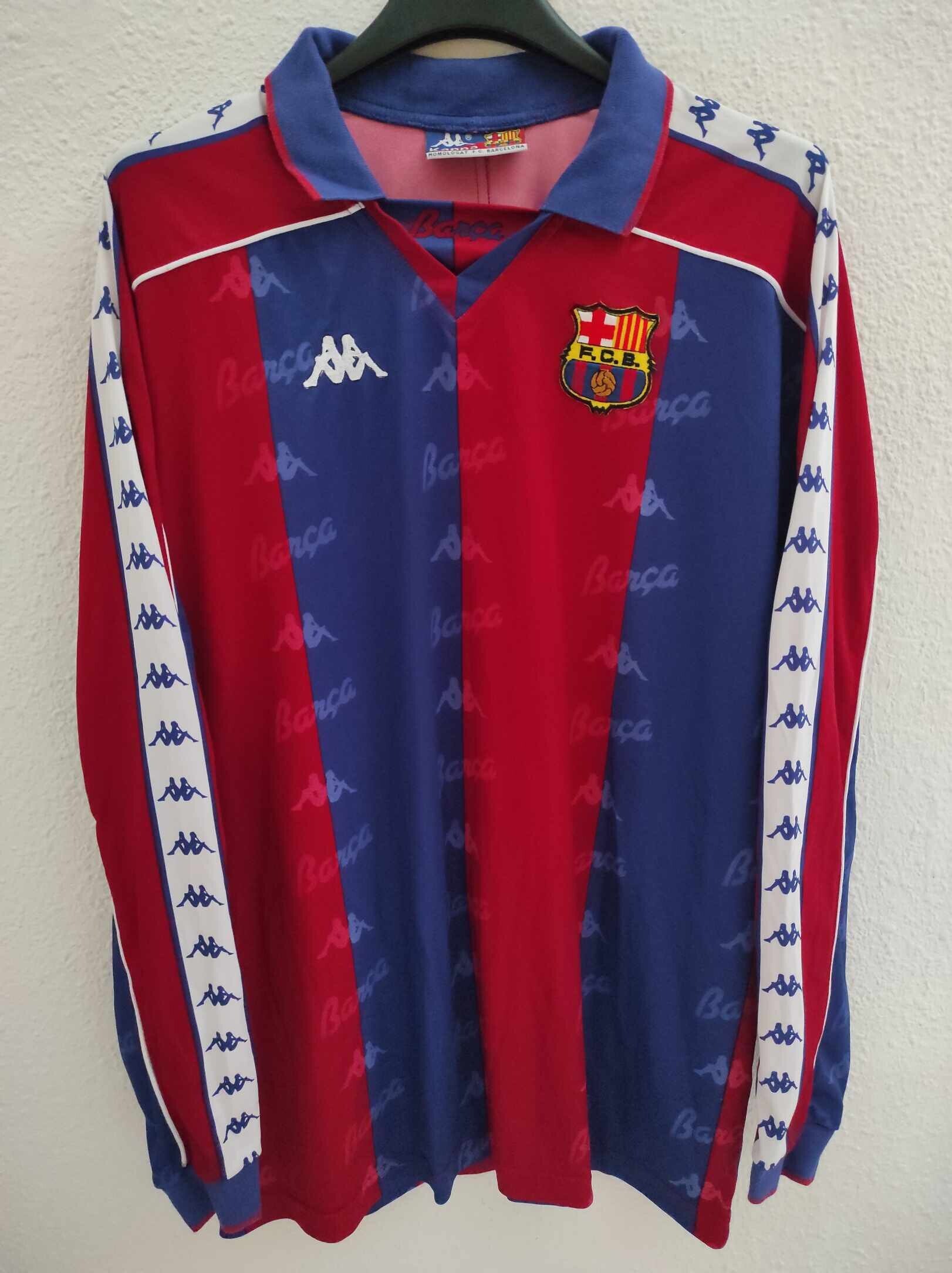 FC BARCELONA 1993-1994 + short dorsal 7 long sleeves camiseta