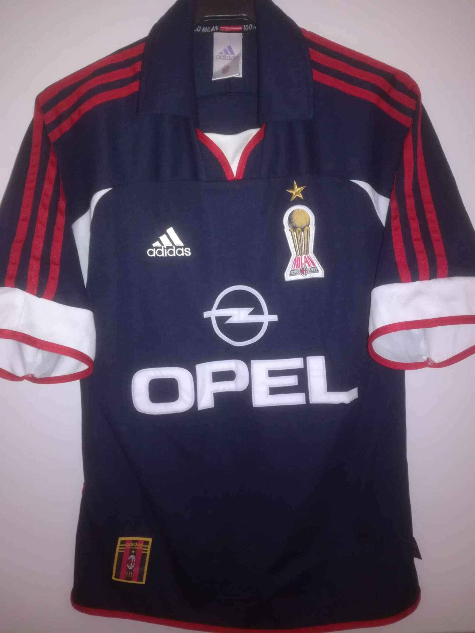 AC MILAN 1999-2000 away Centenary M - 1