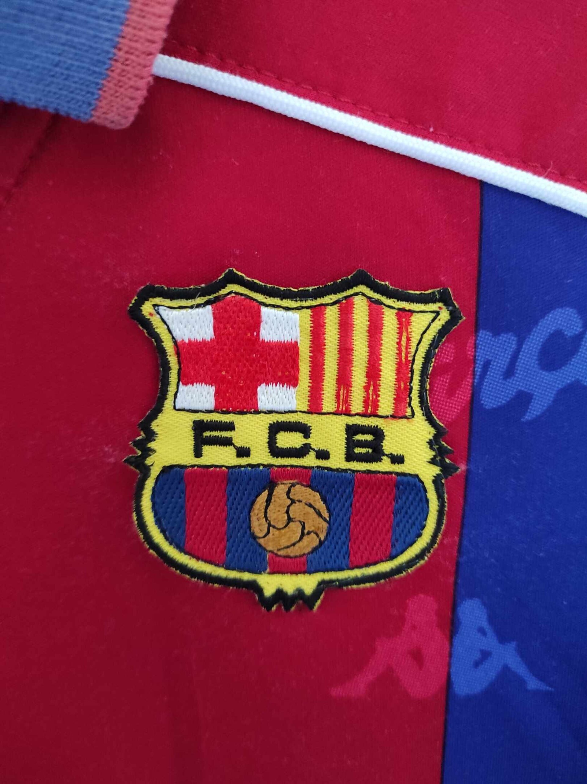 FC BARCELONA 1993-1994 number 7 S - 6