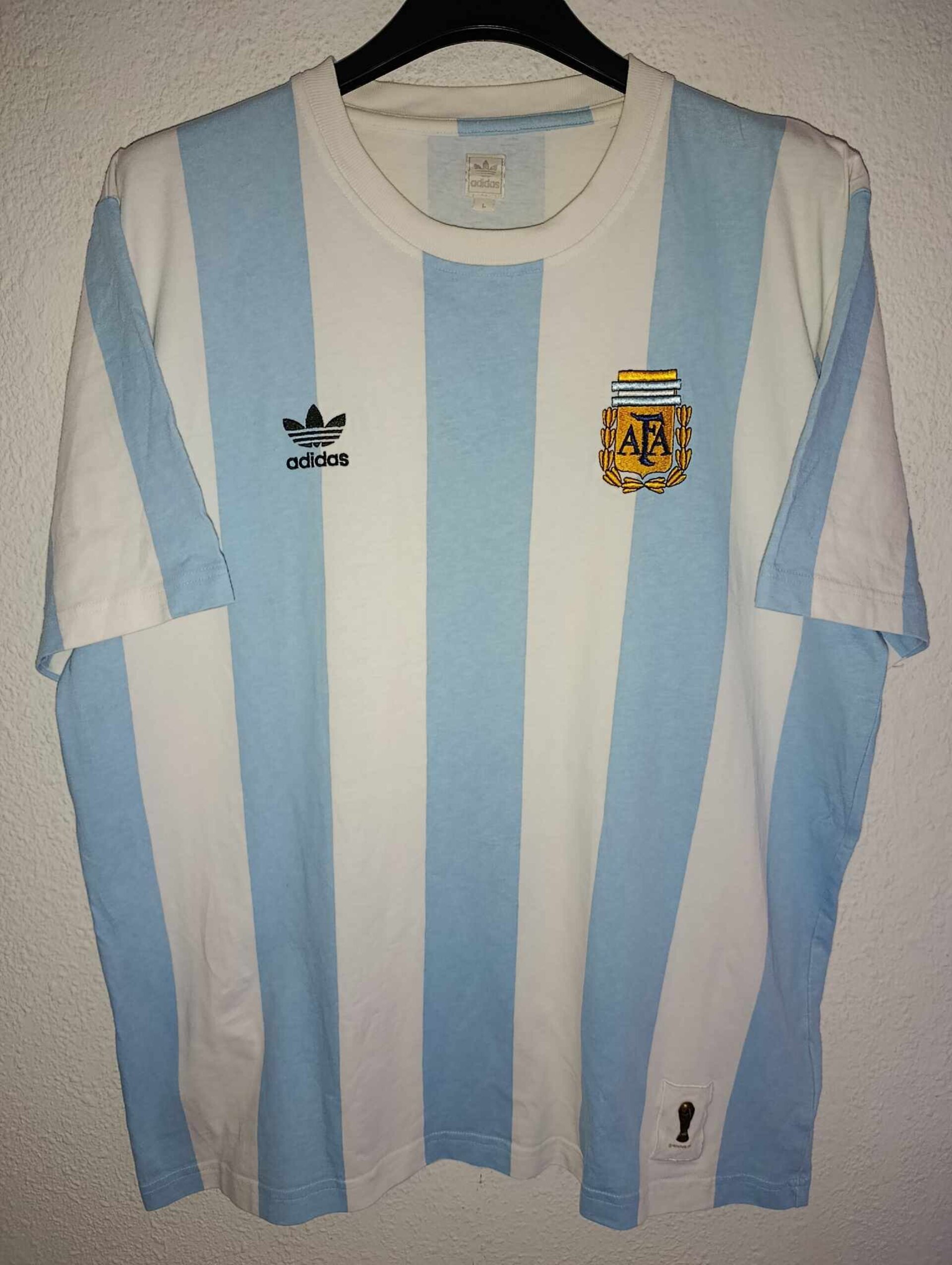ARGENTINA 1978 World Cup Adidas Originals L - 1