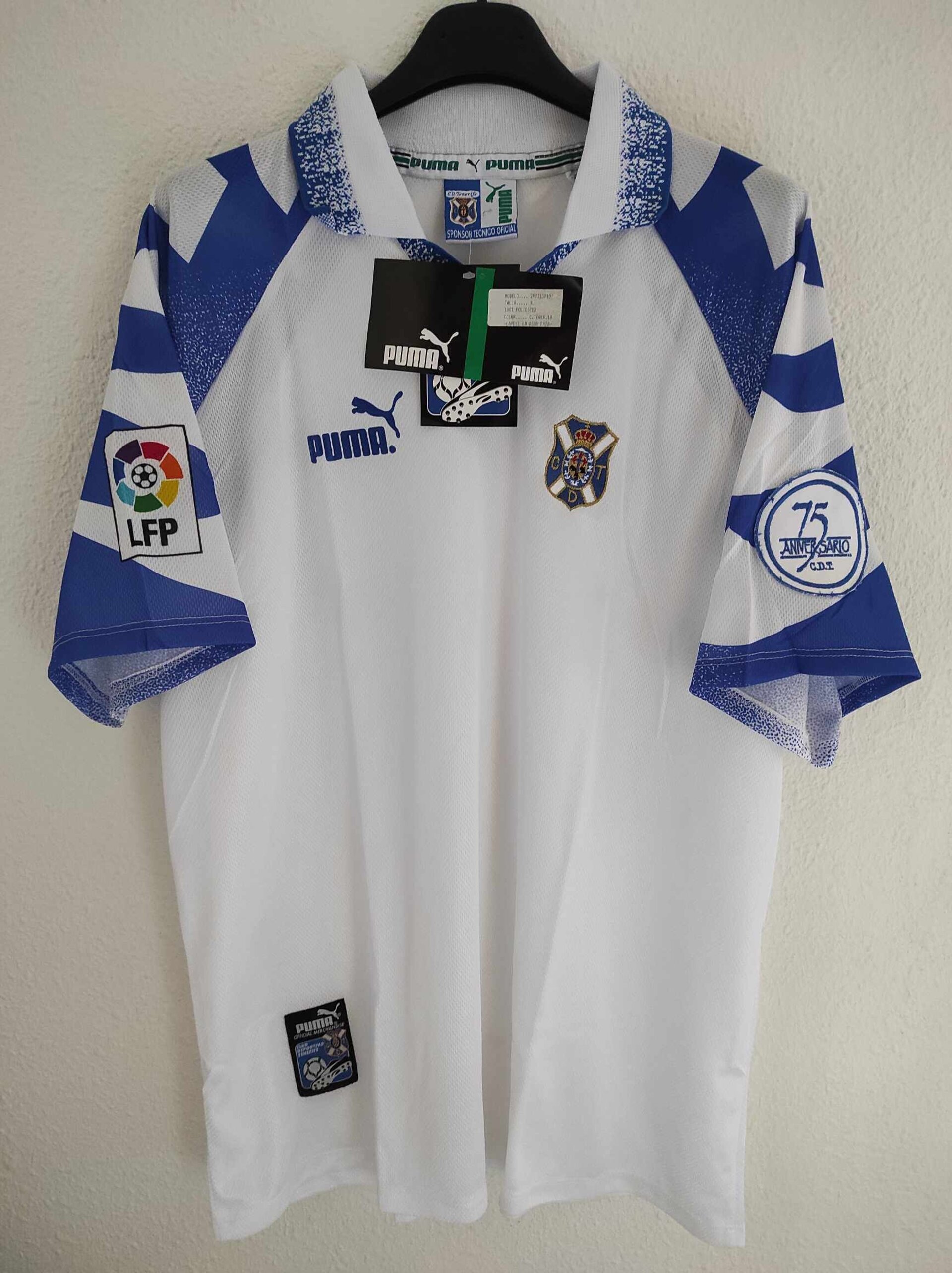 CD TENERIFE 1997-1998 BNWT 75 Aniversary XL - 1