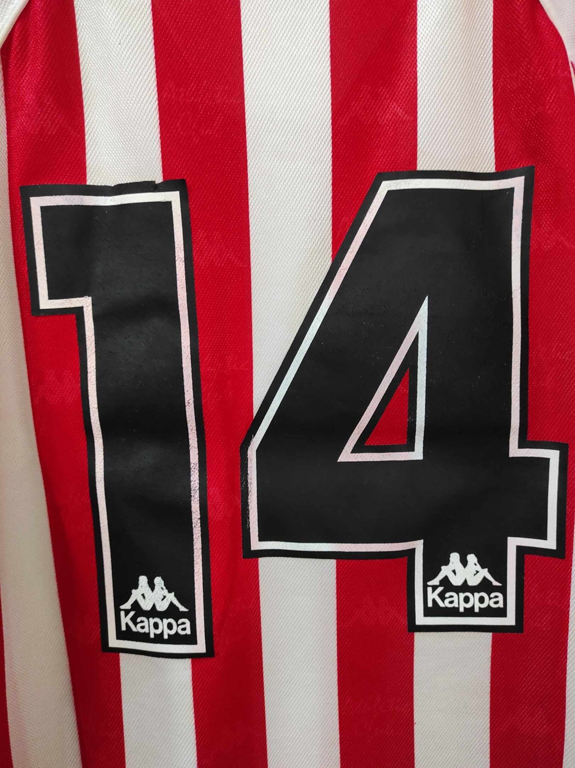 ATHLETIC CLUB BILBAO 1995-1996 number 14 L - 6