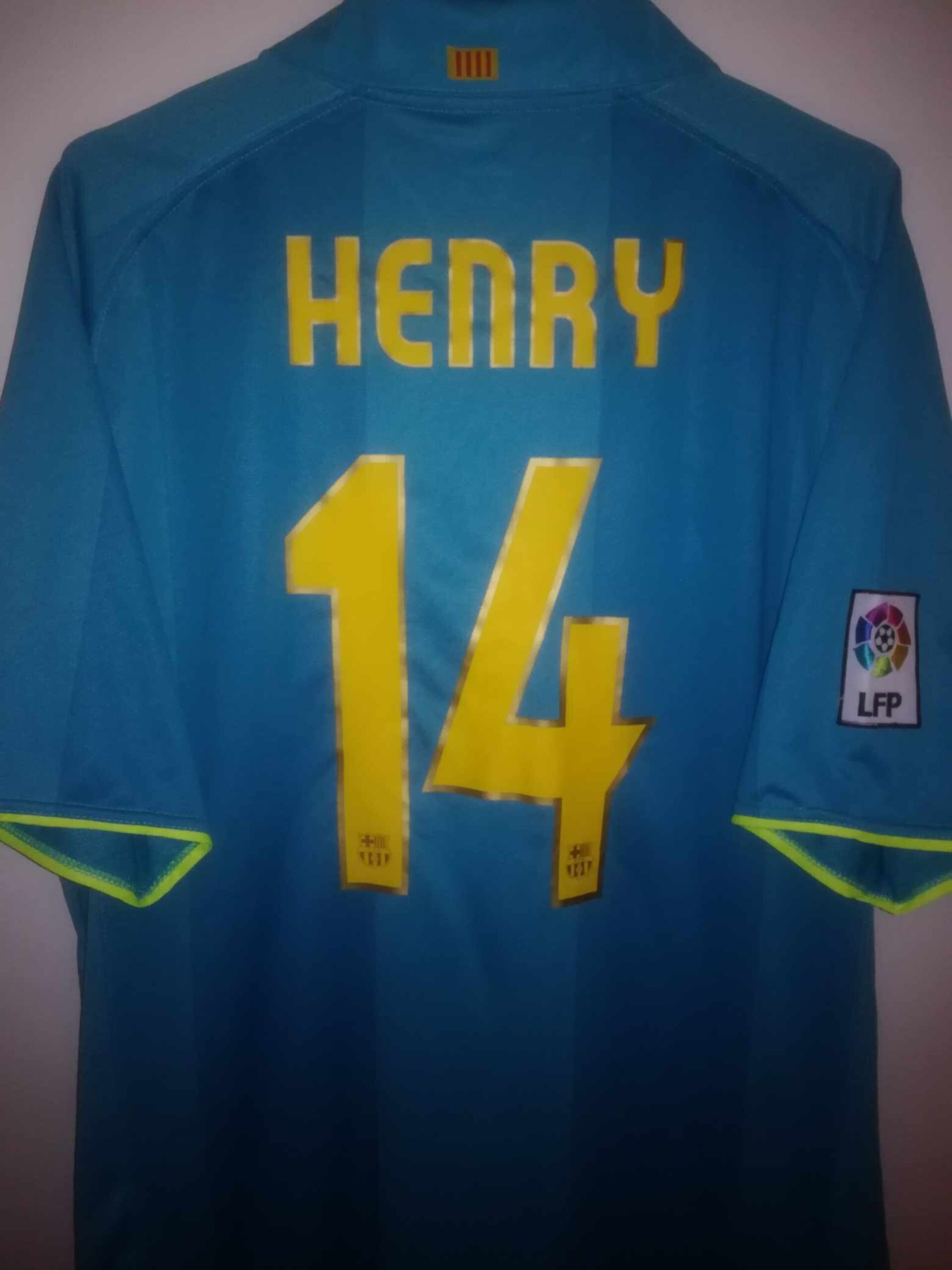 FC BARCELONA 2007-2008 Henry 14 away XXL - 1