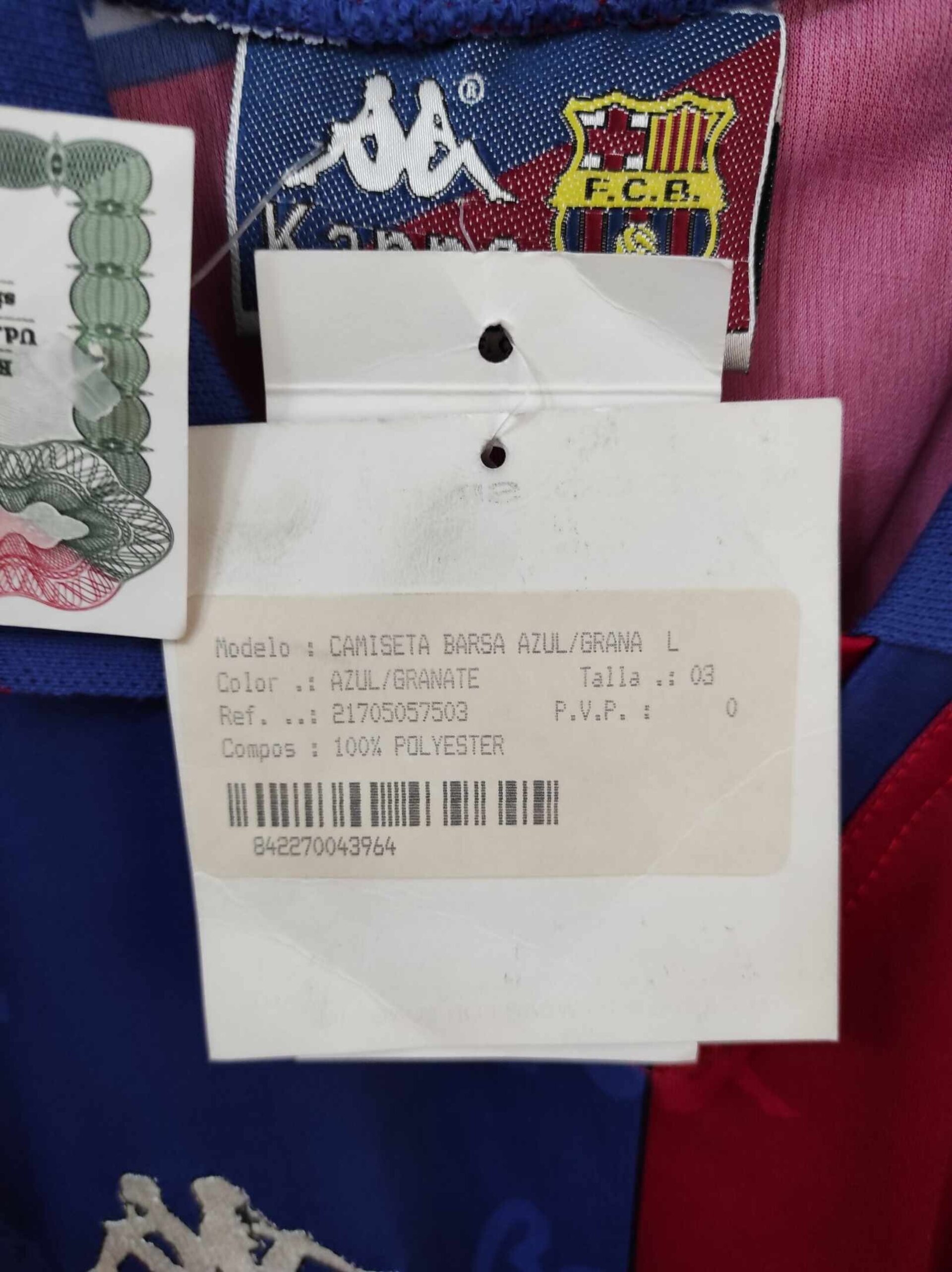FC BARCELONA 1993-1994 BNWT L - 4