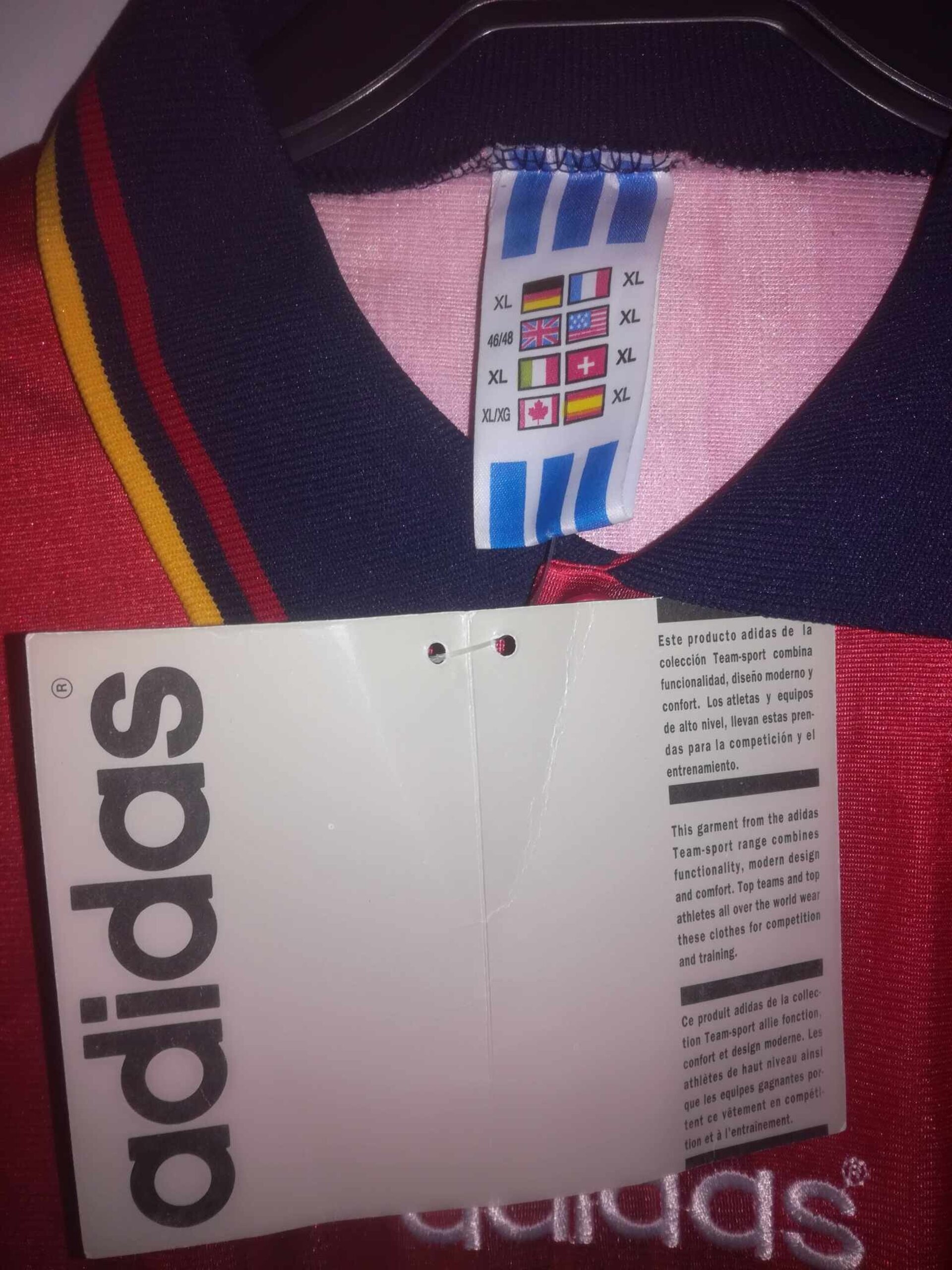 SPAIN 1994 World Cup BNWT Luis Enrique 21 XL - 4