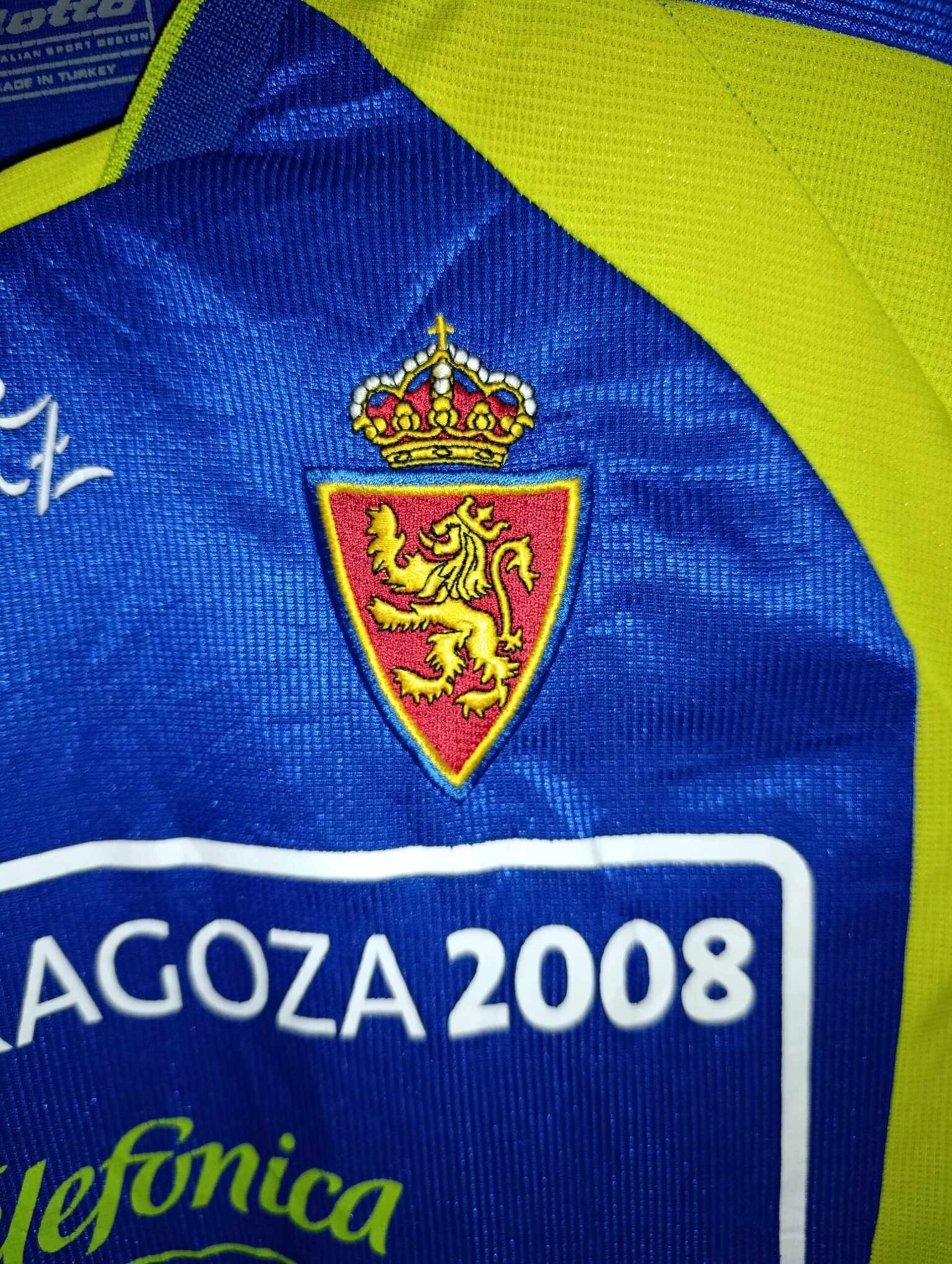 REAL ZARAGOZA 2005-2006 away number 9 S - 5