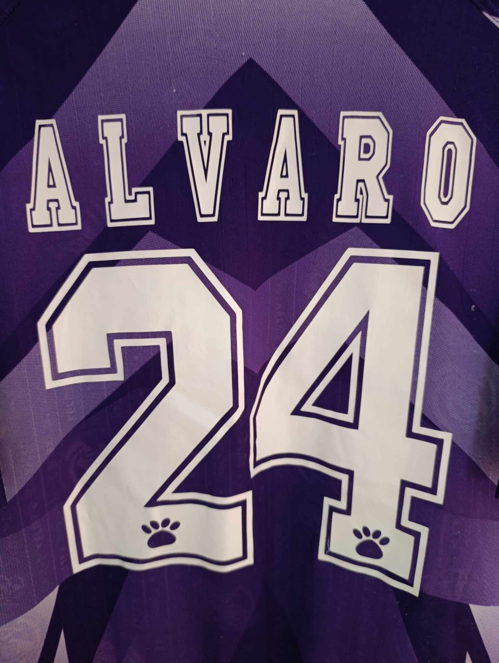 REAL MADRID 1996-1997 away Álvaro Benito 24 L - 8