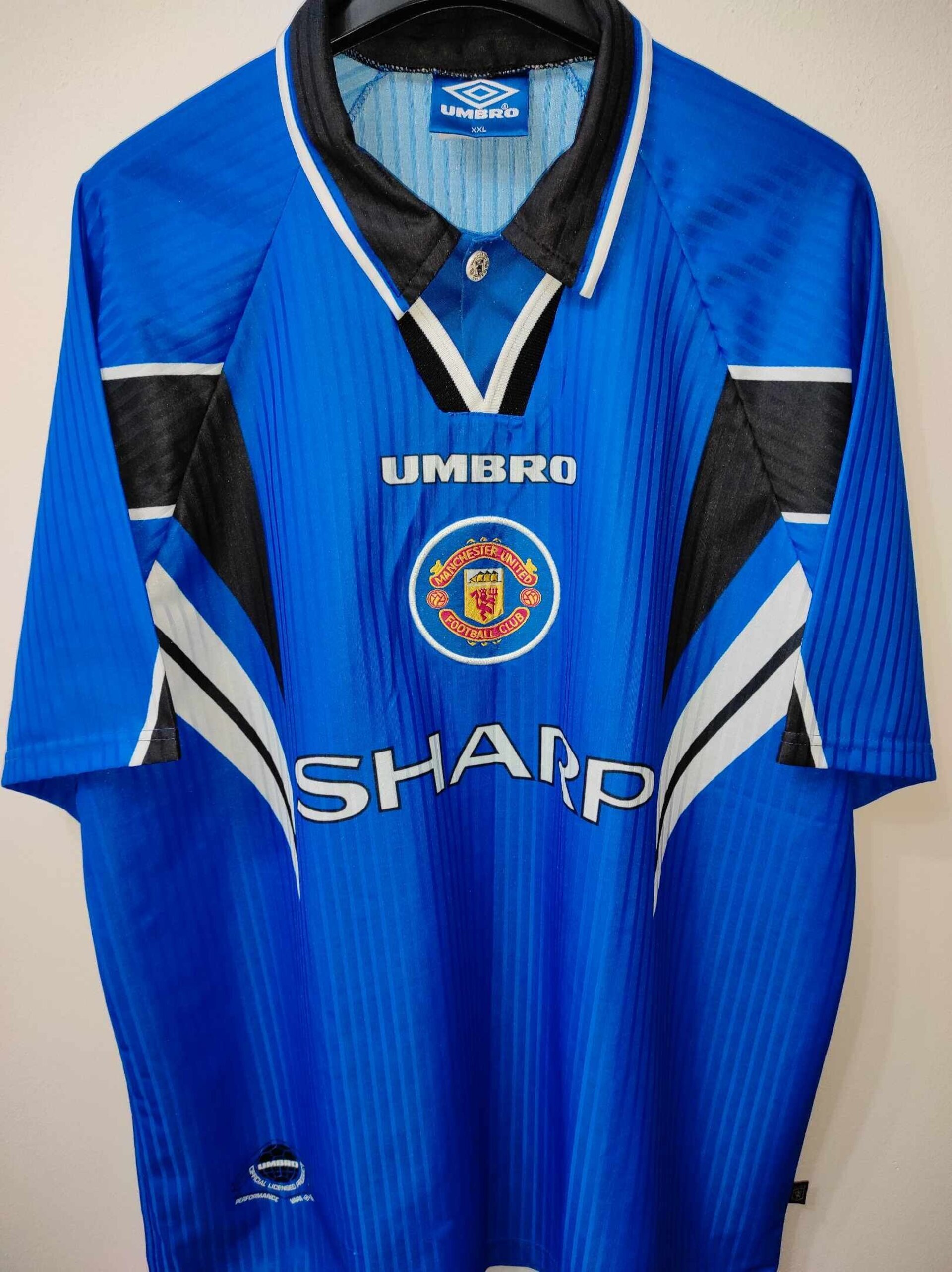 MANCHESTER UNITED 1996-1998 away XXL - 1