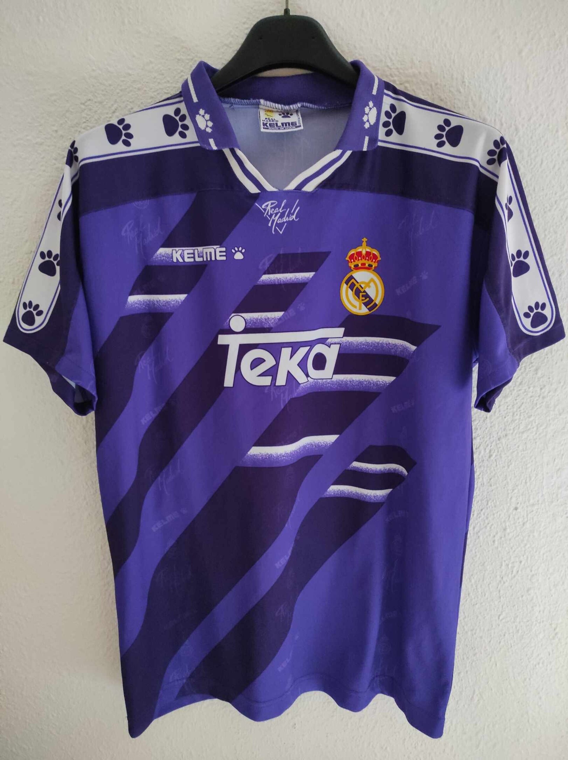 REAL MADRID 1994-1995 away Amavisca 11 XS - 2