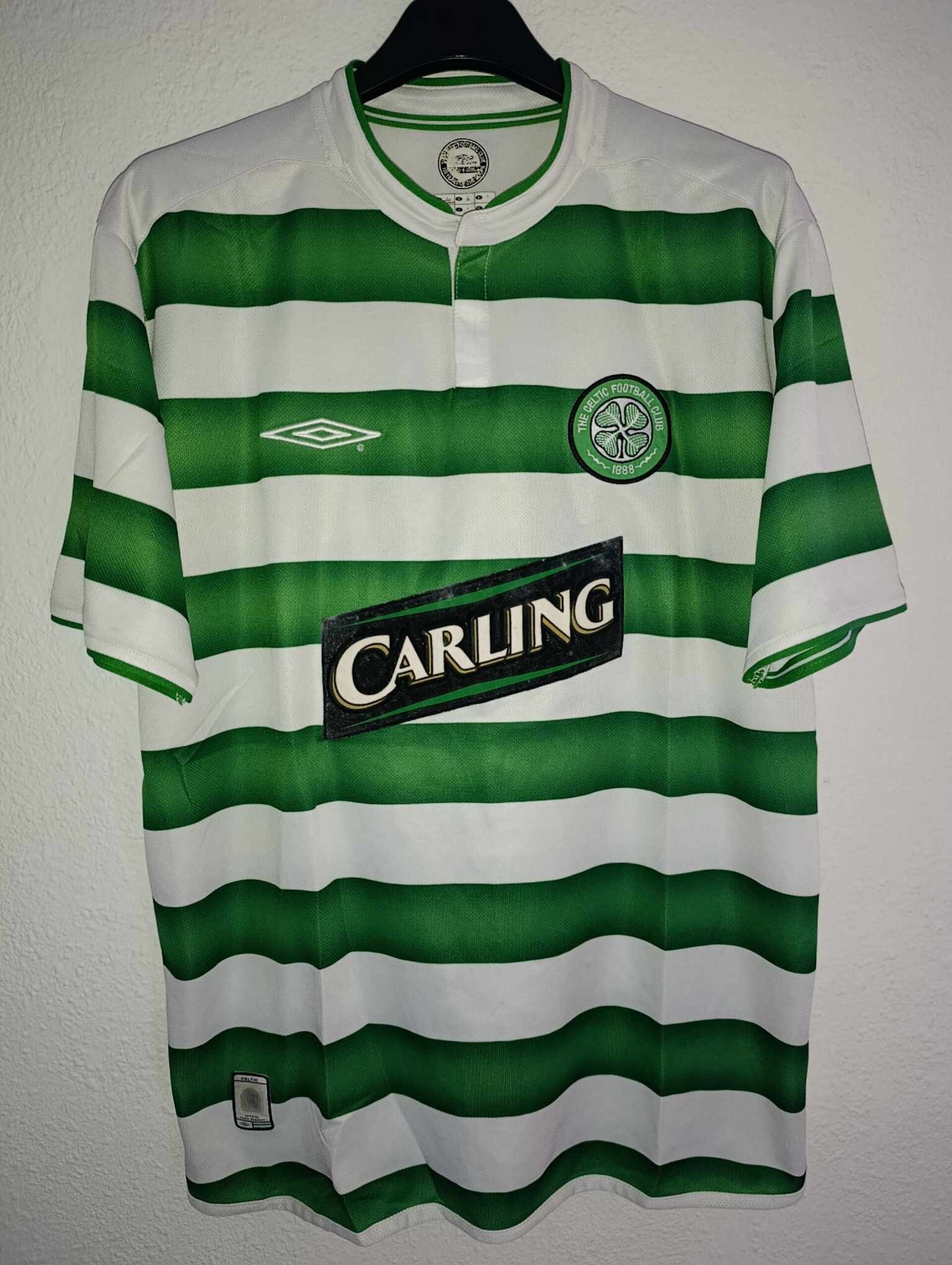 CELTIC GLASGOW 2003-2004 Juninho 7 - 2