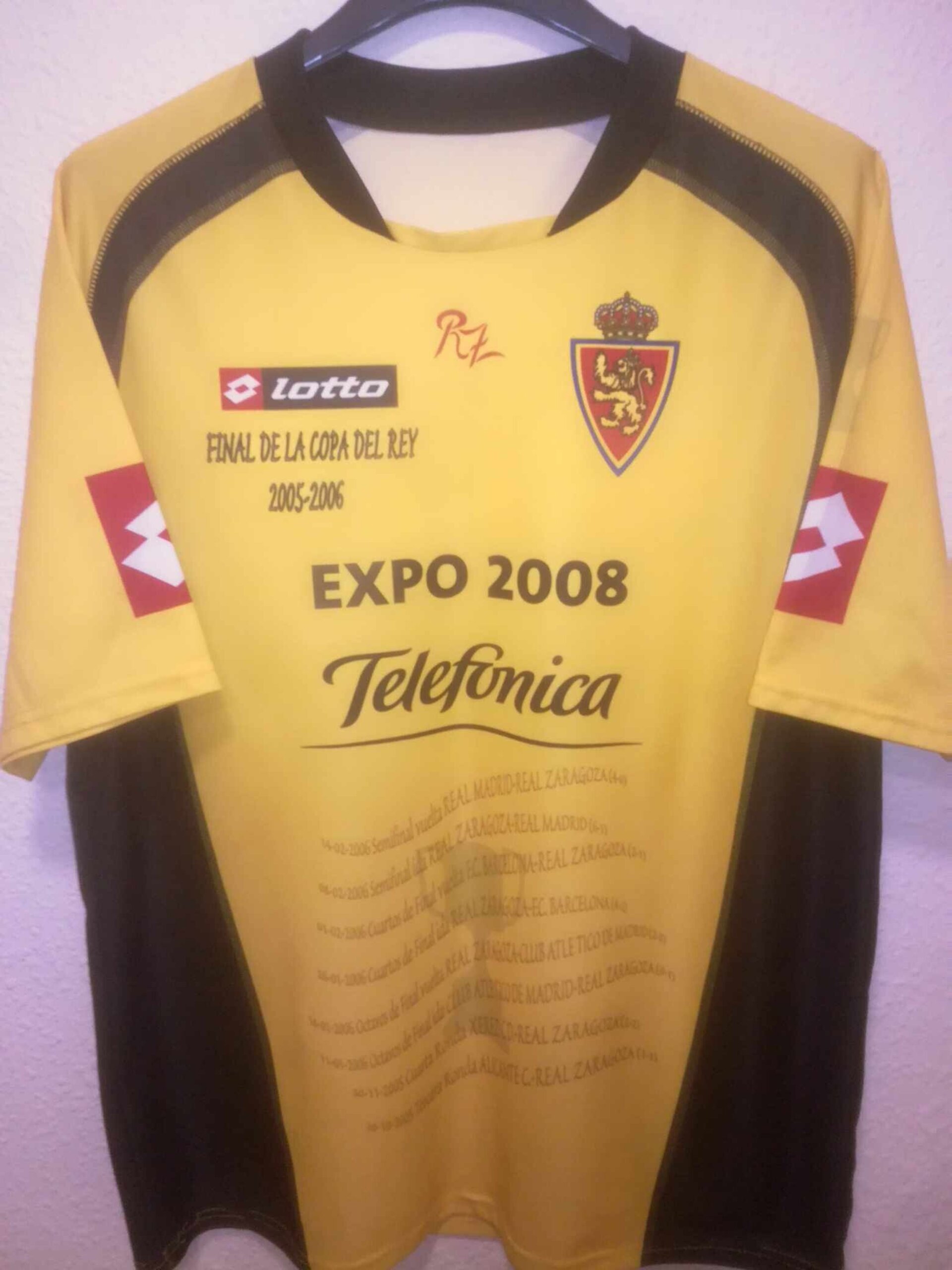 REAL ZARAGOZA 2006 Final Copa Rey XL - 1