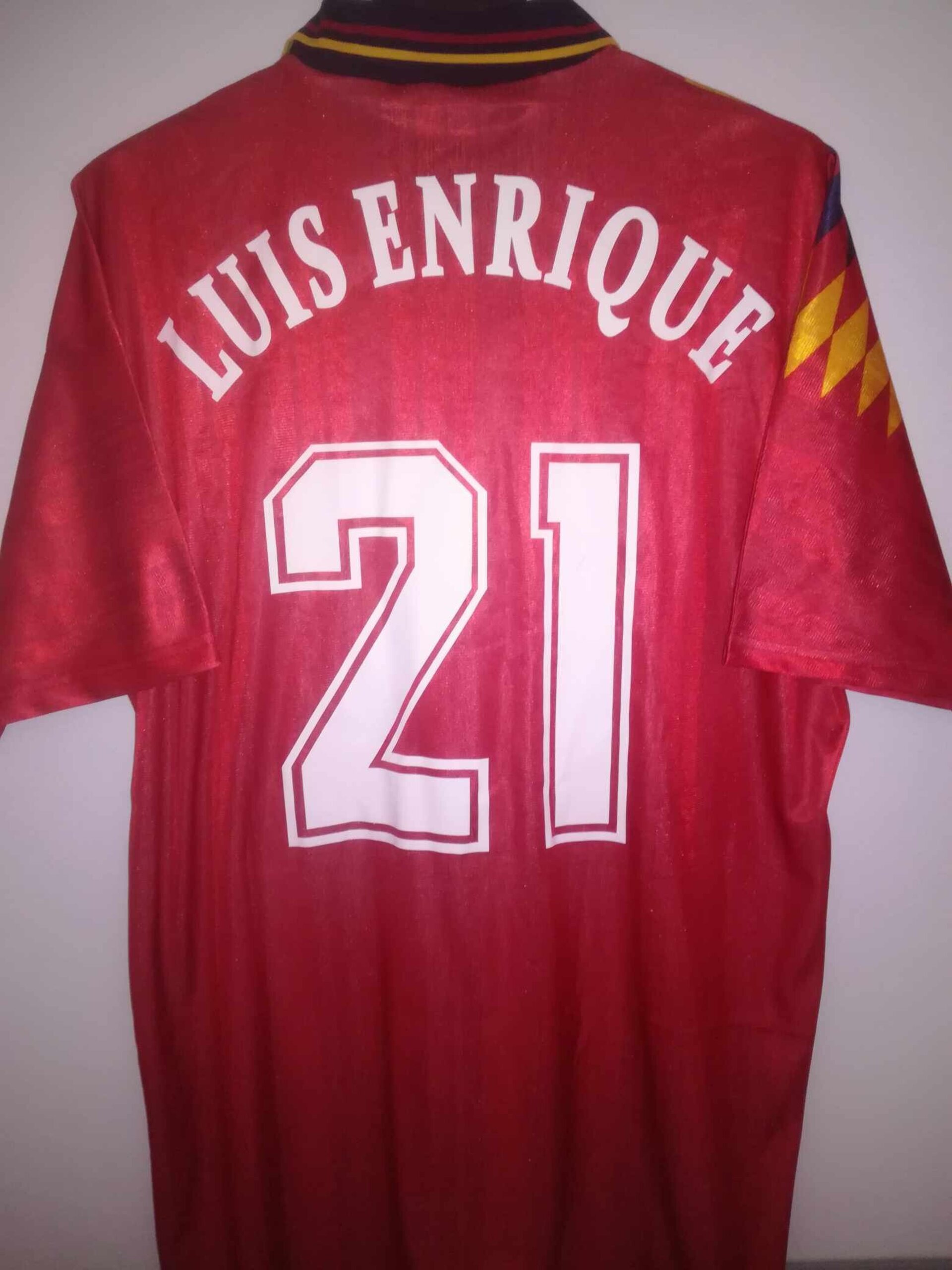 SPAIN 1994 World Cup BNWT Luis Enrique 21 XL - 2