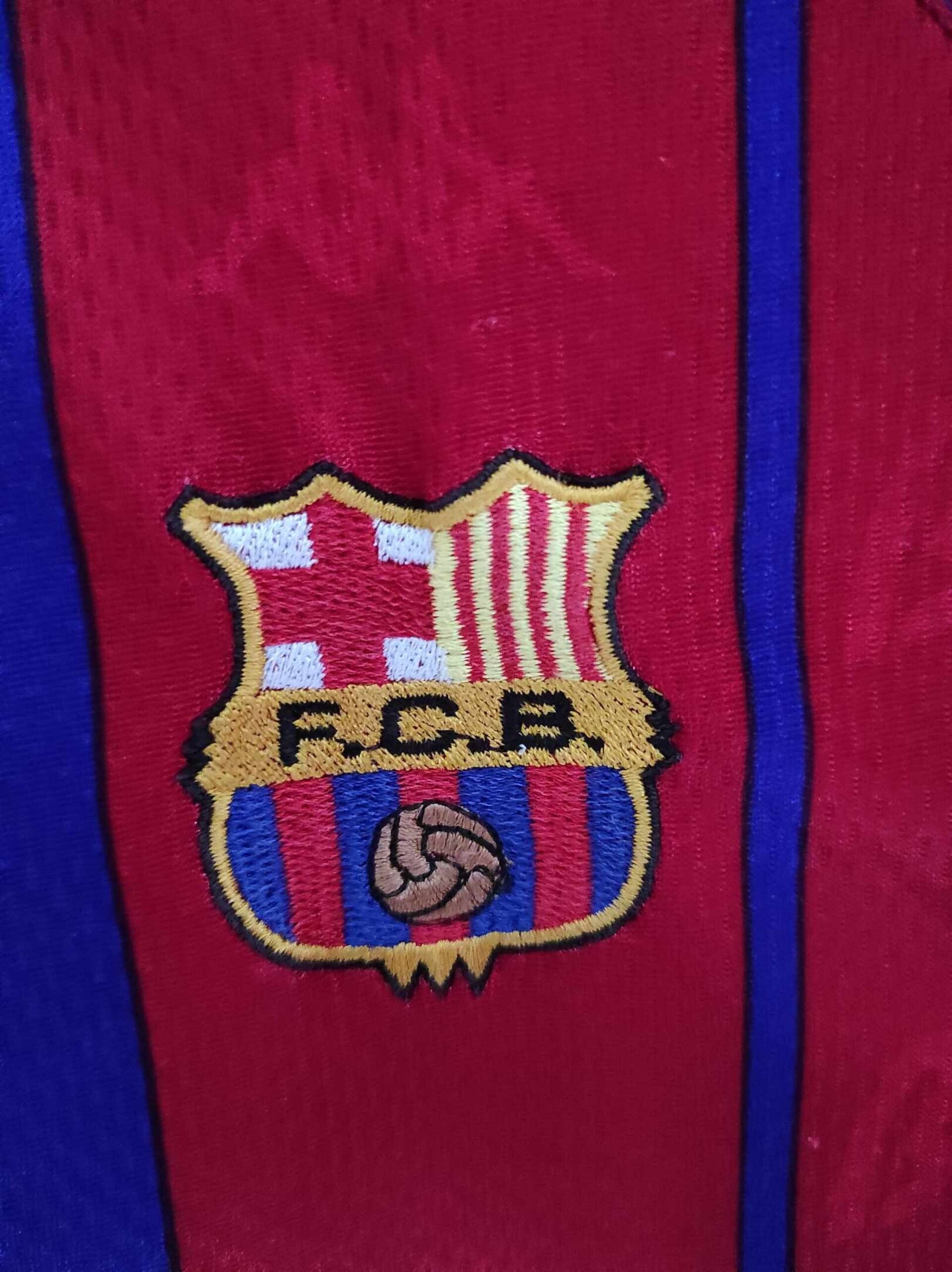 FC BARCELONA 1997-1998 De La Peña 23 XL - 8